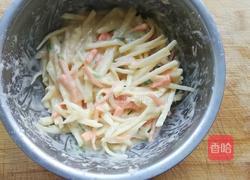 土豆丝煎饼的做法图解3