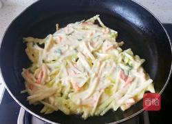 土豆丝煎饼的做法图解4