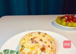 香肠三丁蛋炒饭的做法图解9