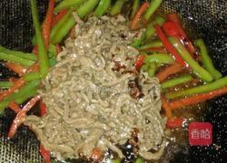 耗油青椒牛肉丝的做法图解6