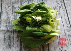 虾皮炝油菜的做法图解2