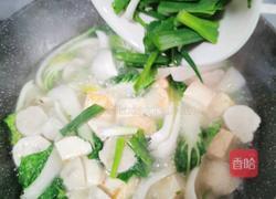 墨鱼丸小油菜豆腐菜的做法图解12