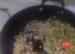 酸豆角炒肉末的做法图解4