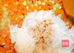 彩虹炒饭的做法图解9