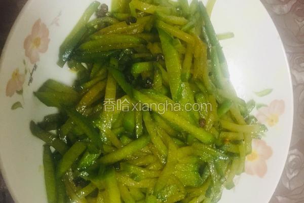 素炒青萝卜丝的做法 菜谱 香哈网