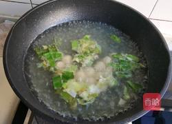 菠菜丸子粉丝汤的做法图解7