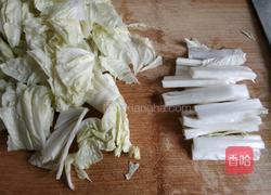 白菜五花肉炖冻豆腐的做法图解4