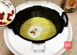 金龙鱼爱心桃花小米燕麦枸杞粥的做法图解9