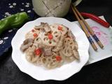 莲藕炒肉片