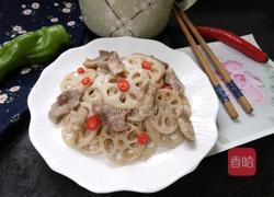 莲藕炒肉片的做法图解8