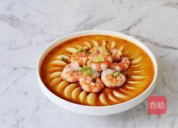 鸡蛋豆腐蒸虾仁的做法图解14