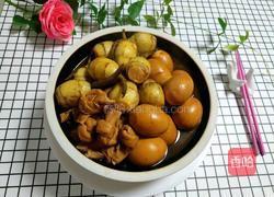 酱蹄汤烧茨菇酱蛋百叶结的做法图解10