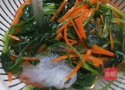 菠菜拌粉丝的做法图解6