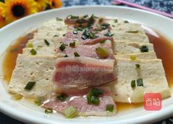 五花咸肉蒸老豆腐的做法图解13