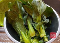咸肉炒头薹的做法图解1