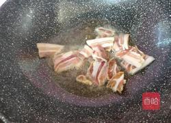 咸肉炒头薹的做法图解5
