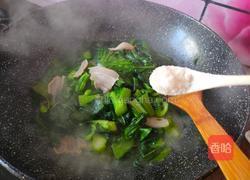 咸肉炒头薹的做法图解8