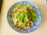 西芹炒小红虾