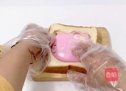 超萌超可爱的hellokitty三明治的做法图解6