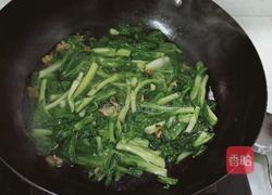 油渣炒白菜心的做法图解6