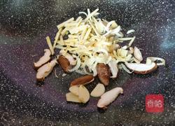 雪菜炒鸭心的做法图解4
