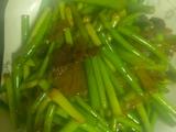 蒜薹炒肉片