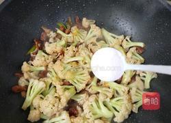 菜花炒肉便当的做法图解7