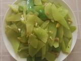 莴苣青椒炒肉丝