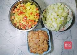 咖喱鸡肉便当的做法图解2