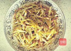 肉丝蒜黄的做法图解8