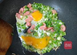 叉烧肉与鸡蛋炒青椒便当的做法图解8