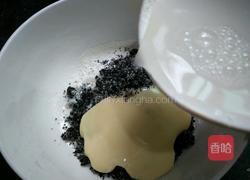 奶香黑芝麻面粉饼的做法图解5