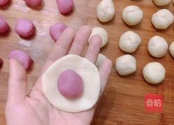 樱花酥 无色素火龙果版的做法图解3