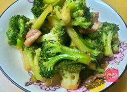 西兰花炒肉的做法图解8