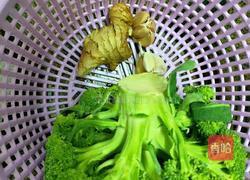 西兰花炒肉的做法图解1