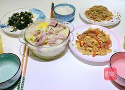 娃娃菜炖咸鹅的做法图解7