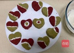 红丝绒抹茶奶油蛋糕（心心相印）的做法图解34