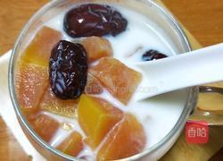木瓜炖牛奶的做法图解9