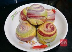 彩虹芋泥蛋黄酥的做法图解21