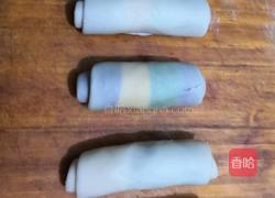 彩虹芋泥蛋黄酥的做法图解10