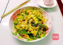 甘蓝炒辣椒的做法图解11