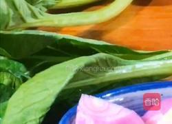 菜心莲藕饼的做法图解1