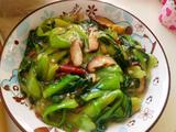 香菇炒油菜