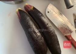 上桌扫光的茄子烧肉的做法图解3