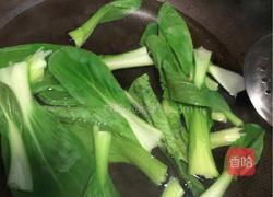 青菜炒元蘑的做法图解6