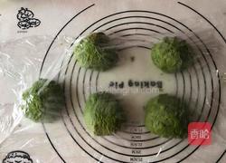 抹茶咸蛋黄肉松面包的做法图解4