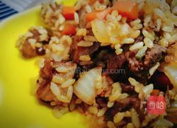 咖喱牛肉炒饭的做法图解4