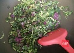 红叶菜炒鸡蛋的做法图解6