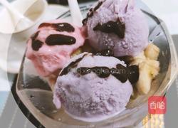 草莓香芋冰淇淋的做法图解7