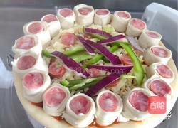 意大利芝士牛肉pizza（空气炸锅版）的做法图解6